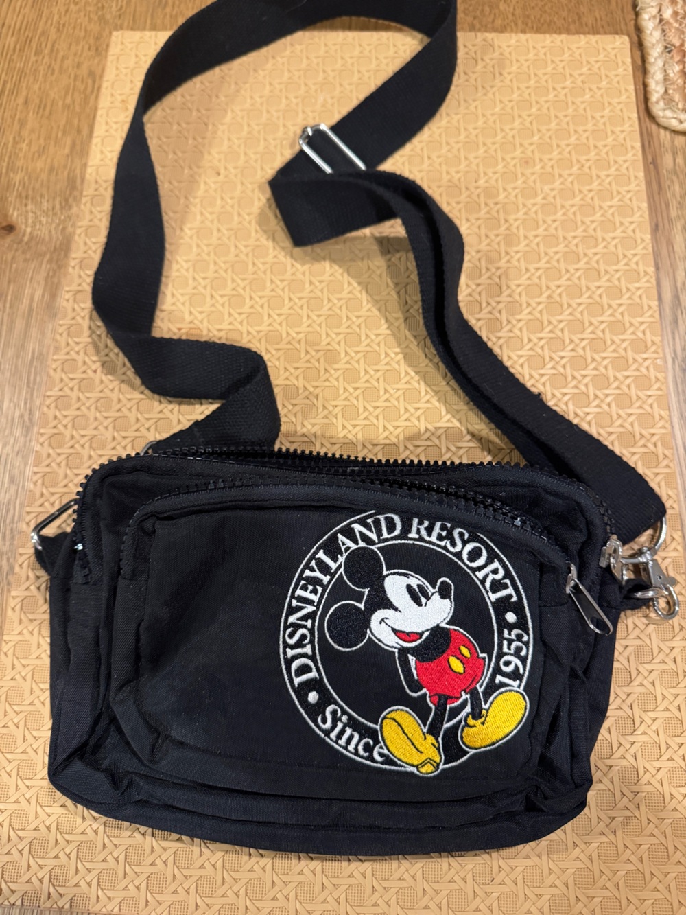 Black Mickey Crossbody Bag